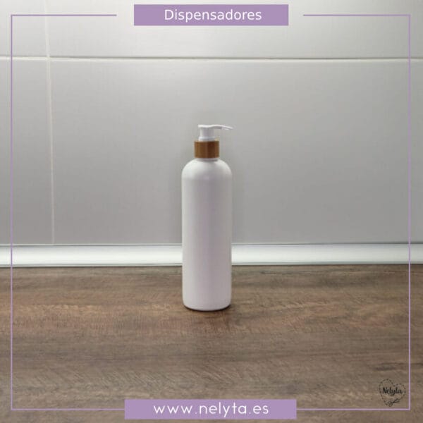 Dispensador blanco 500 ml sin etiqueta