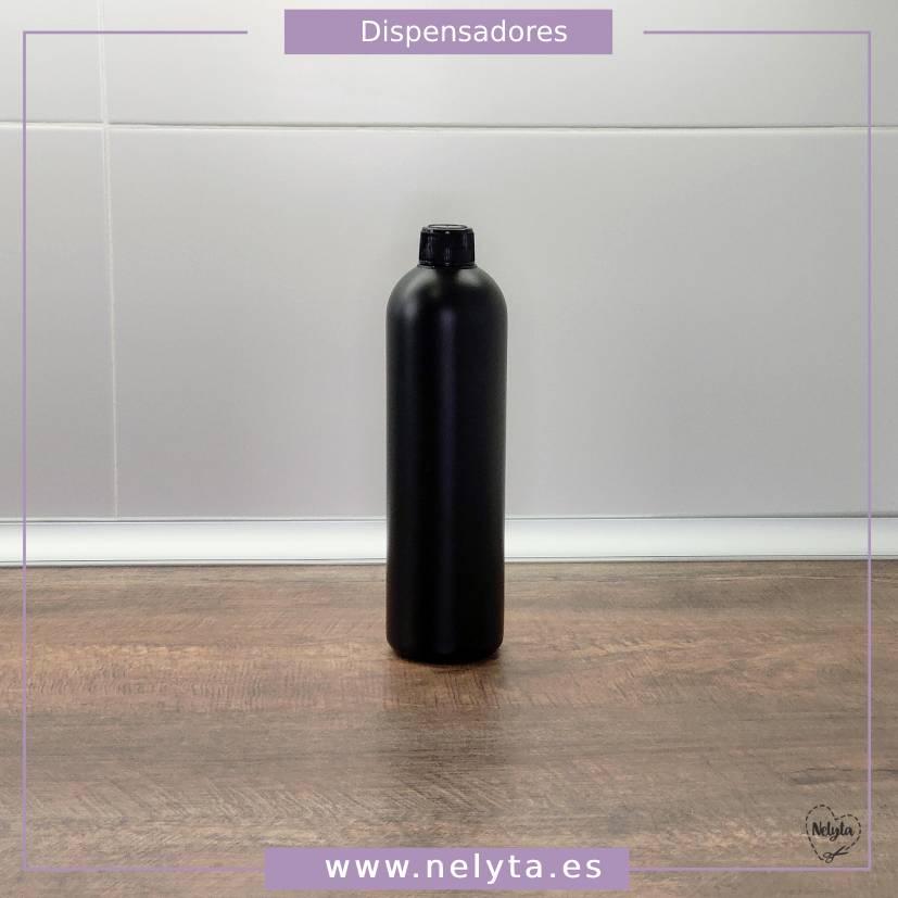 Dispensador negro 750 ml sin etiqueta - Imagen 3