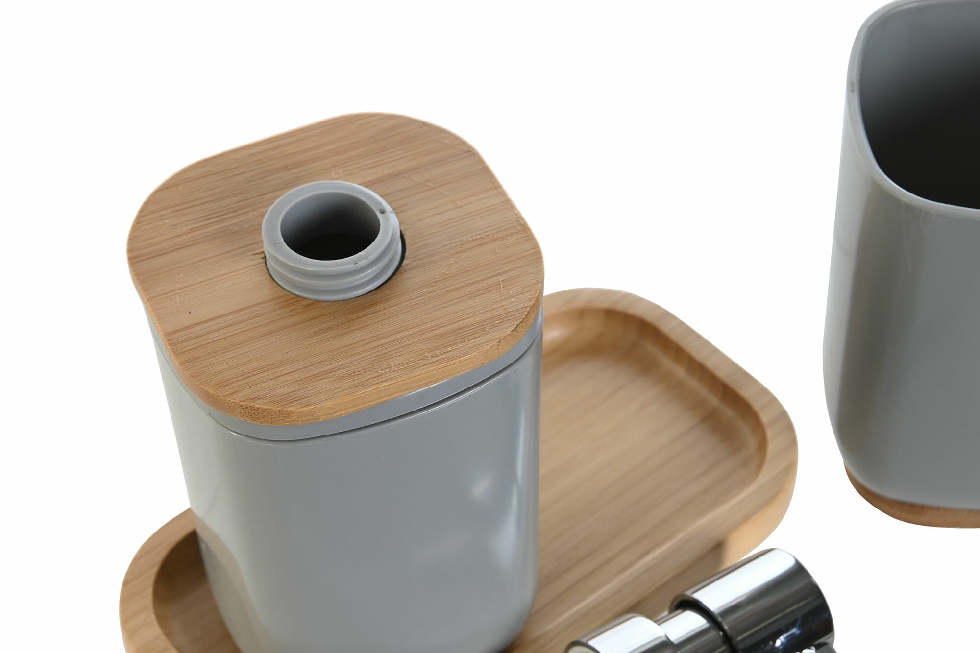 Dispensador y portacepillos con bandeja - Imagen 3