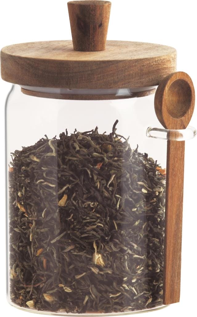 Bote borosilicato y acacia con cuchara - Imagen 5