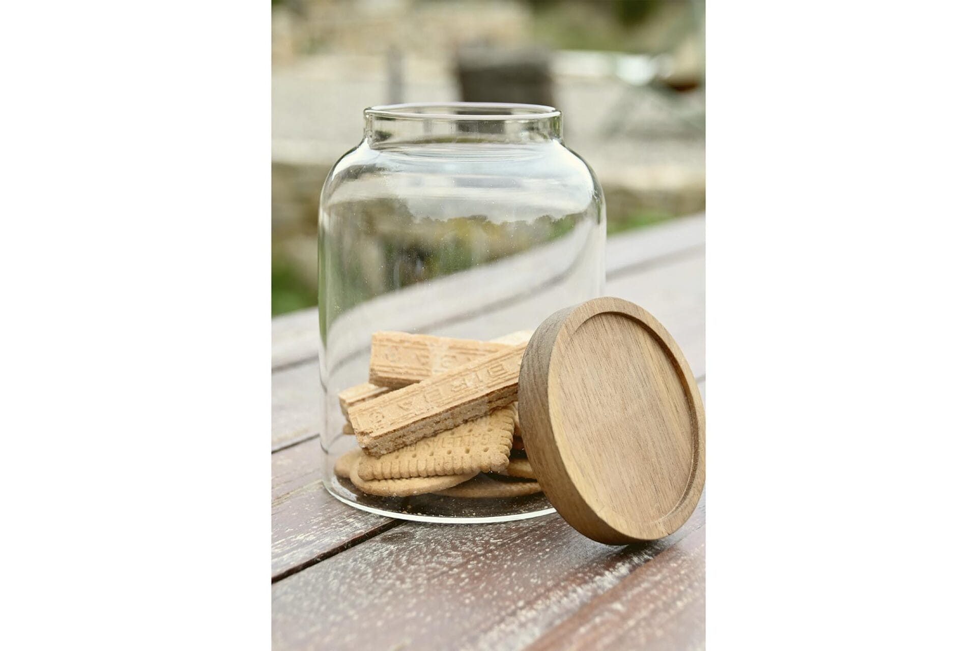 Bote borosilicato y acacia - Imagen 2