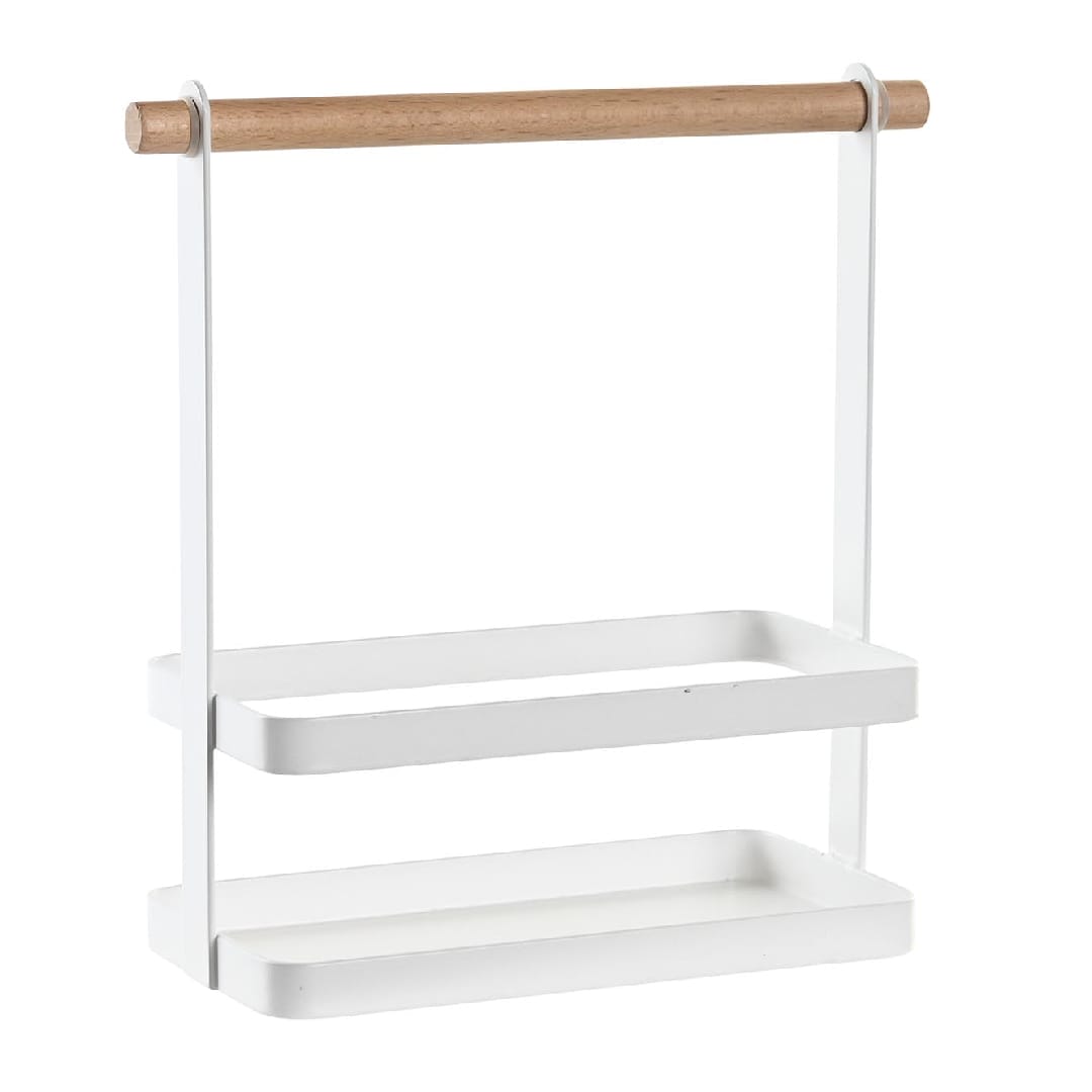 Organizador metal y pino