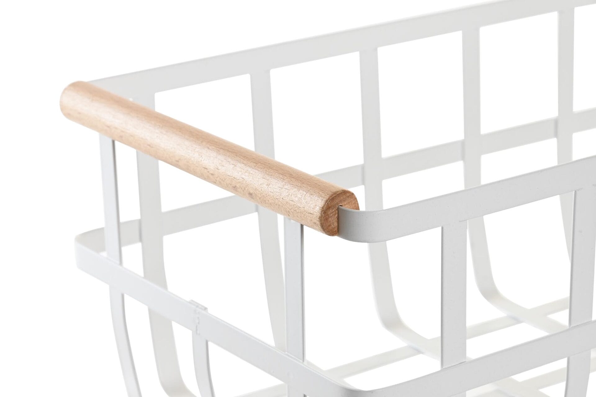 Cesta metal y pino - Imagen 2